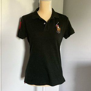 Ralph Lauren Skinny Polo Number 4 Big Pony Shirt M